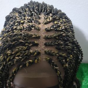 Hand braided wig